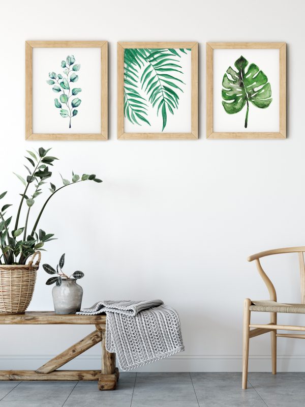 Watercolor Botanical Wall Art Prints