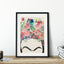 Frida Kahlo Wall Art Print, Colourful Wall Art Print