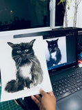 Custom Watercolor Pet / Human Portraits