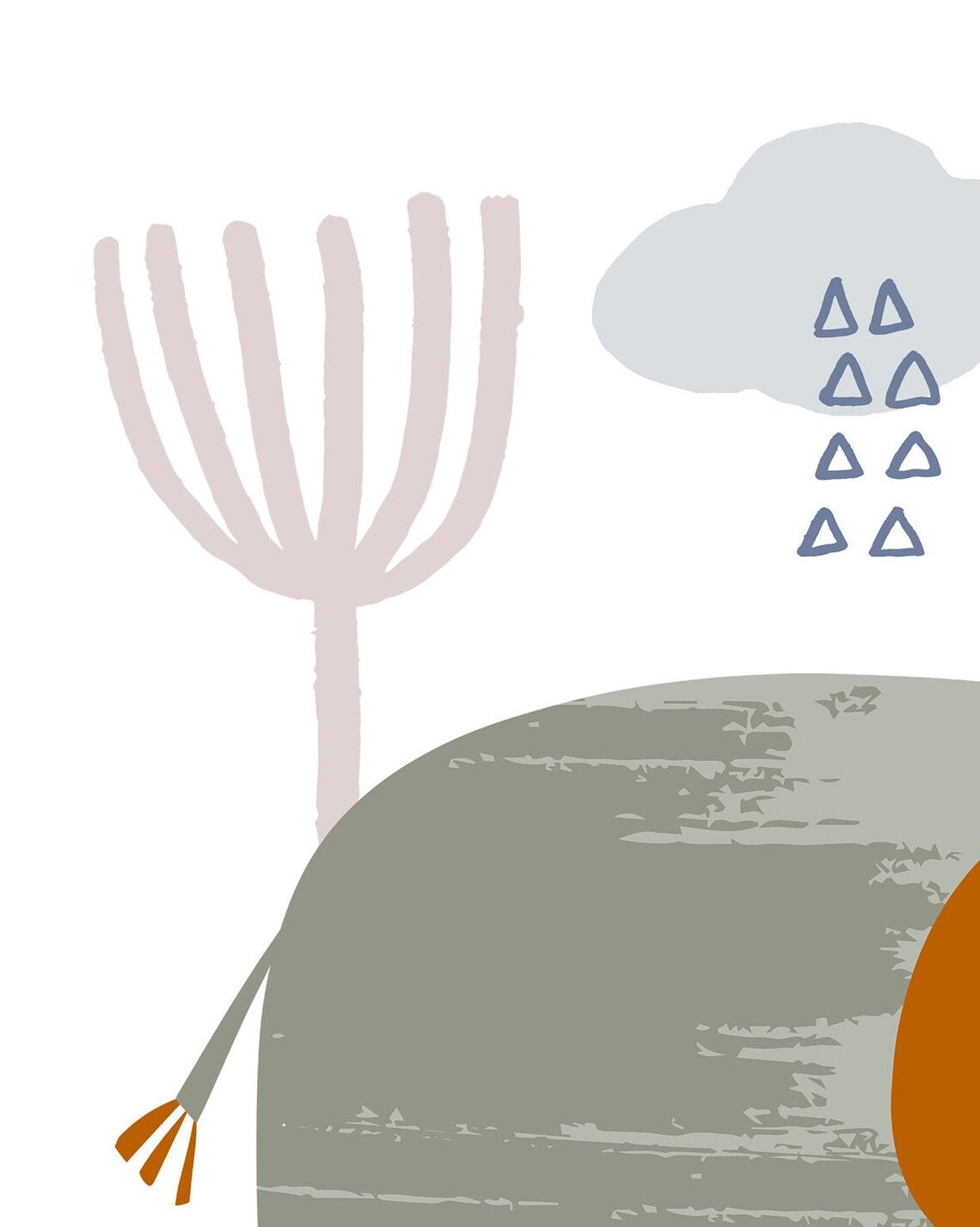 Safari Nursery Prints, Set of 3 Safari Animal Prints for Nursery