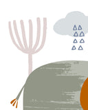 Safari Nursery Prints, Set of 3 Safari Animal Prints for Nursery