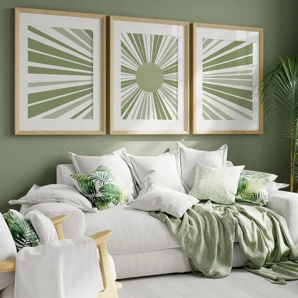 What Colour Art Goes With Sage Green Walls