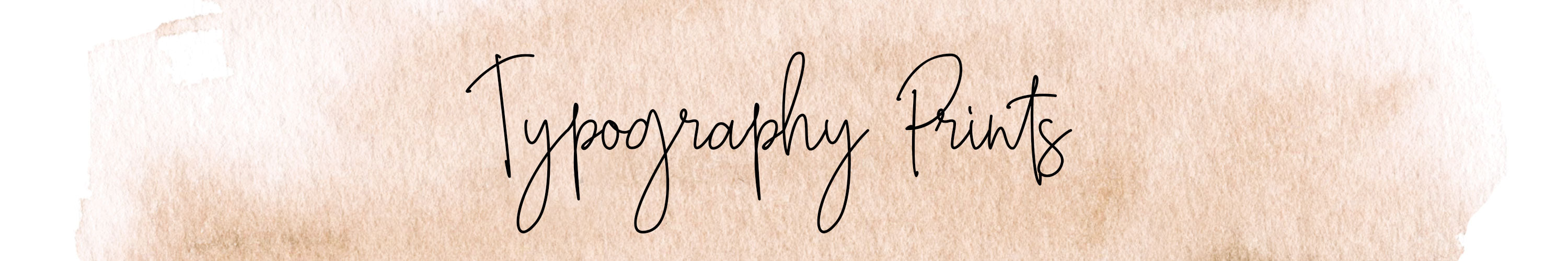 Typography wall art prints