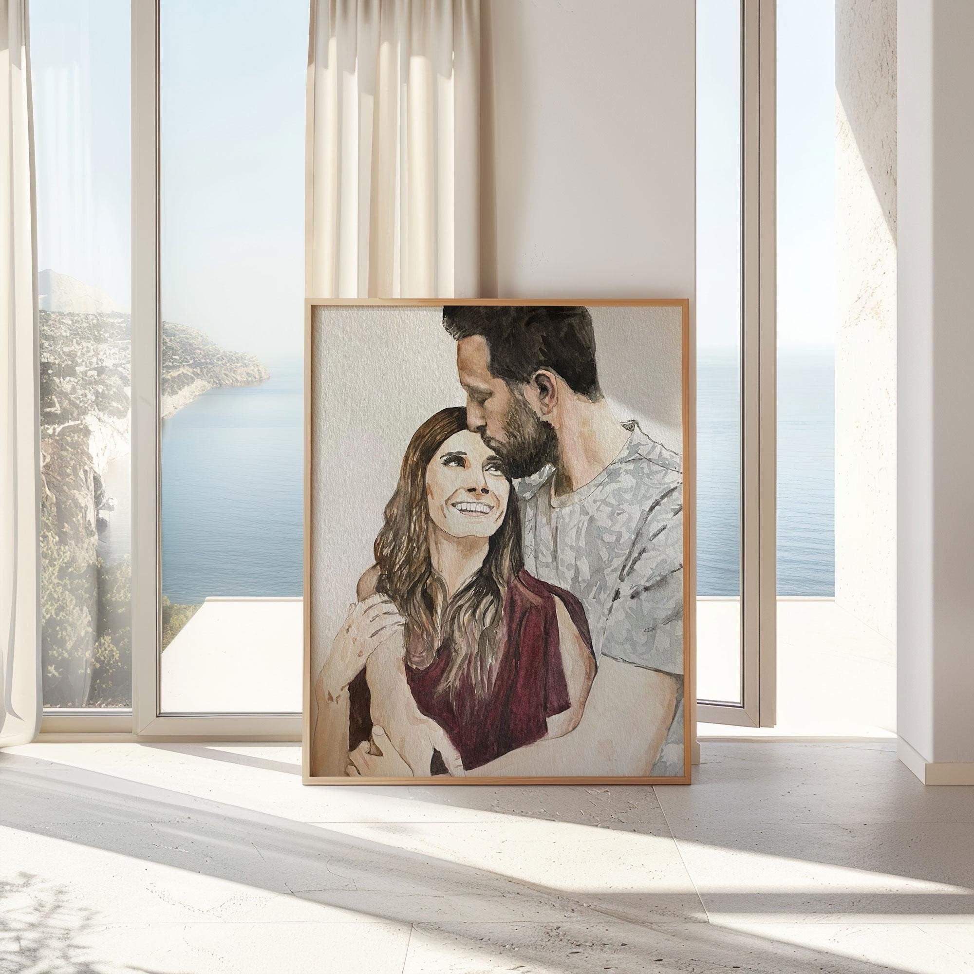 Custom Couple & Family Portrait from Photo Secondary image