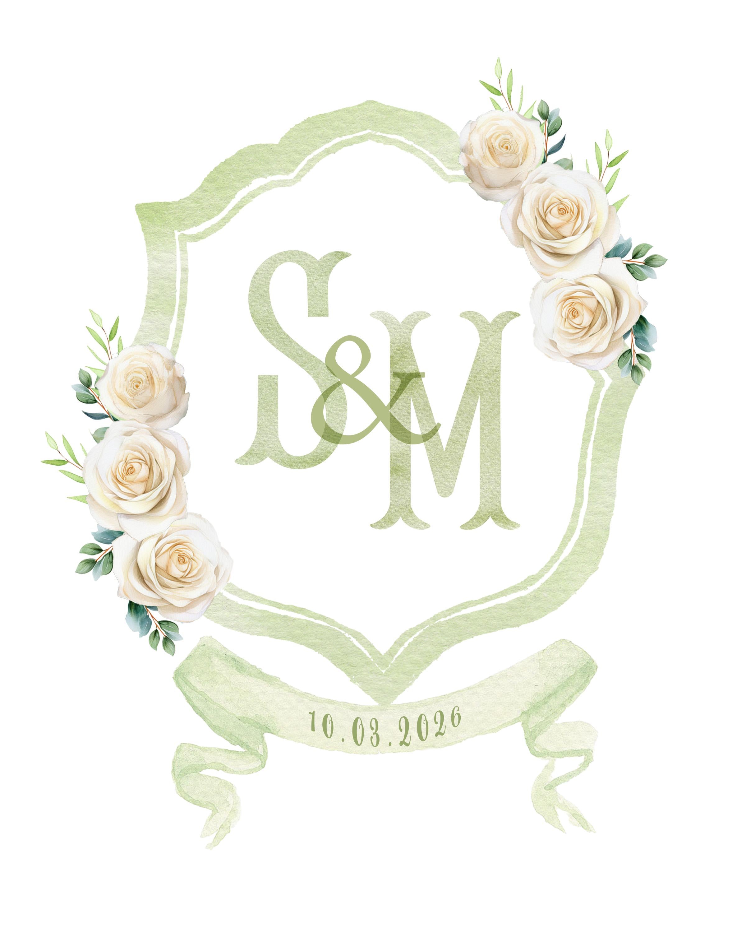Custom Wedding Crest & Couple Monogram Secondary image