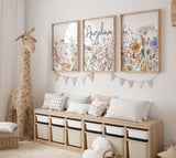 Wildflowers Nursery Name Print