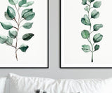 Green Eucalyptus Print Sets Wall Art, Botanical Print Wall Art, Green Wall Art Prints Set of 3