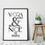 “WORK HARD & BE NICE TO PEOPLE” Motivational Print Quote, Inspirational Quote Print