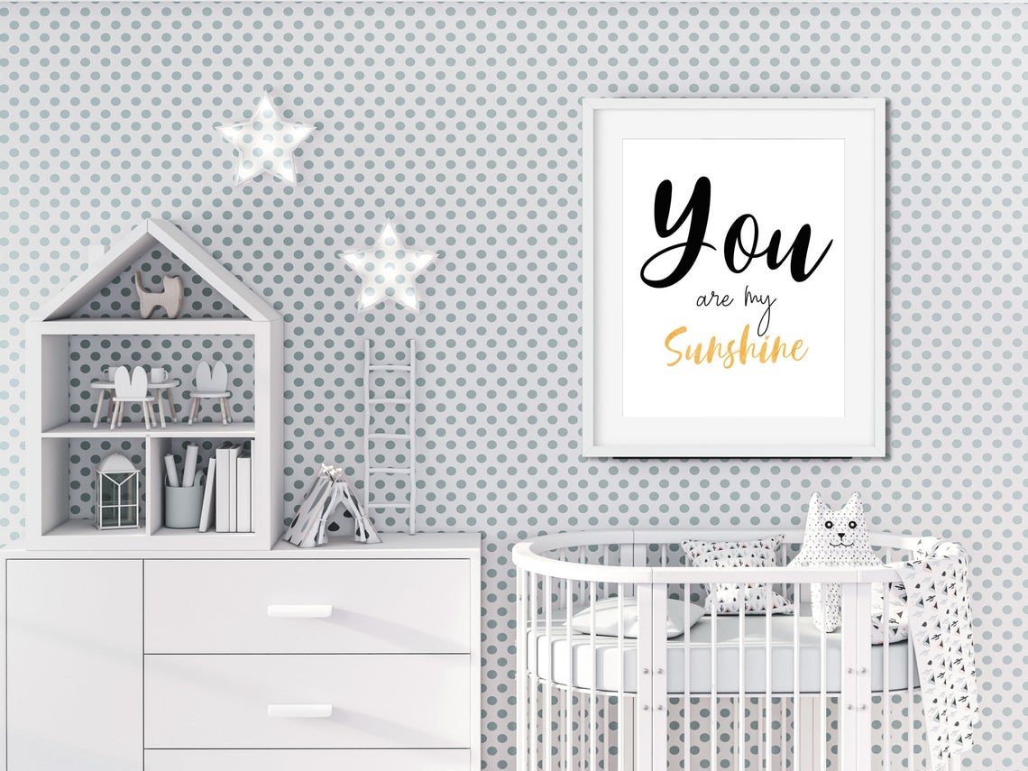 “You are my Sunshine”, Wall Art Print, Instant Download Wall Art