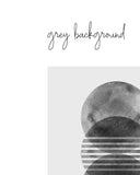 Black and grey Sun Moon Print, Set of 2 Prints, Abstract Sun, Boho Wall Art, Moon Phases Poster, Mid Century Modern Prints