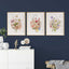 Wildflowers Set of 3 Prints, Floral Botanical Wall Art, Flowers illustration Décor