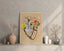 Anatomy Heart Print, Med School Gift, Human Heart with flowers, Cardiologist Office Decor, Cardiology Art, Anatomy Poster