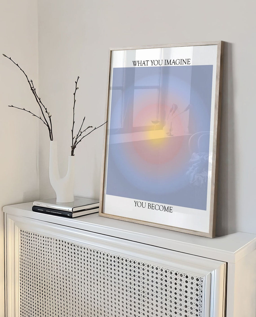 Aura Prints set of 2, Aura Poster, Grainy Gradient, Gradient Print, Positive affirmation poster, Aesthetic Room Decor, Spiritual Art