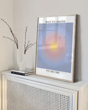 Aura Prints set of 2, Aura Poster, Grainy Gradient, Gradient Print, Positive affirmation poster, Aesthetic Room Decor, Spiritual Art