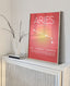 Aries Print, Aries Gift, Aries Poster, Zodiac Poster, Astrological Wall Art, Aura Poster, Aura Gradient Poster, Birthday Gift ideas